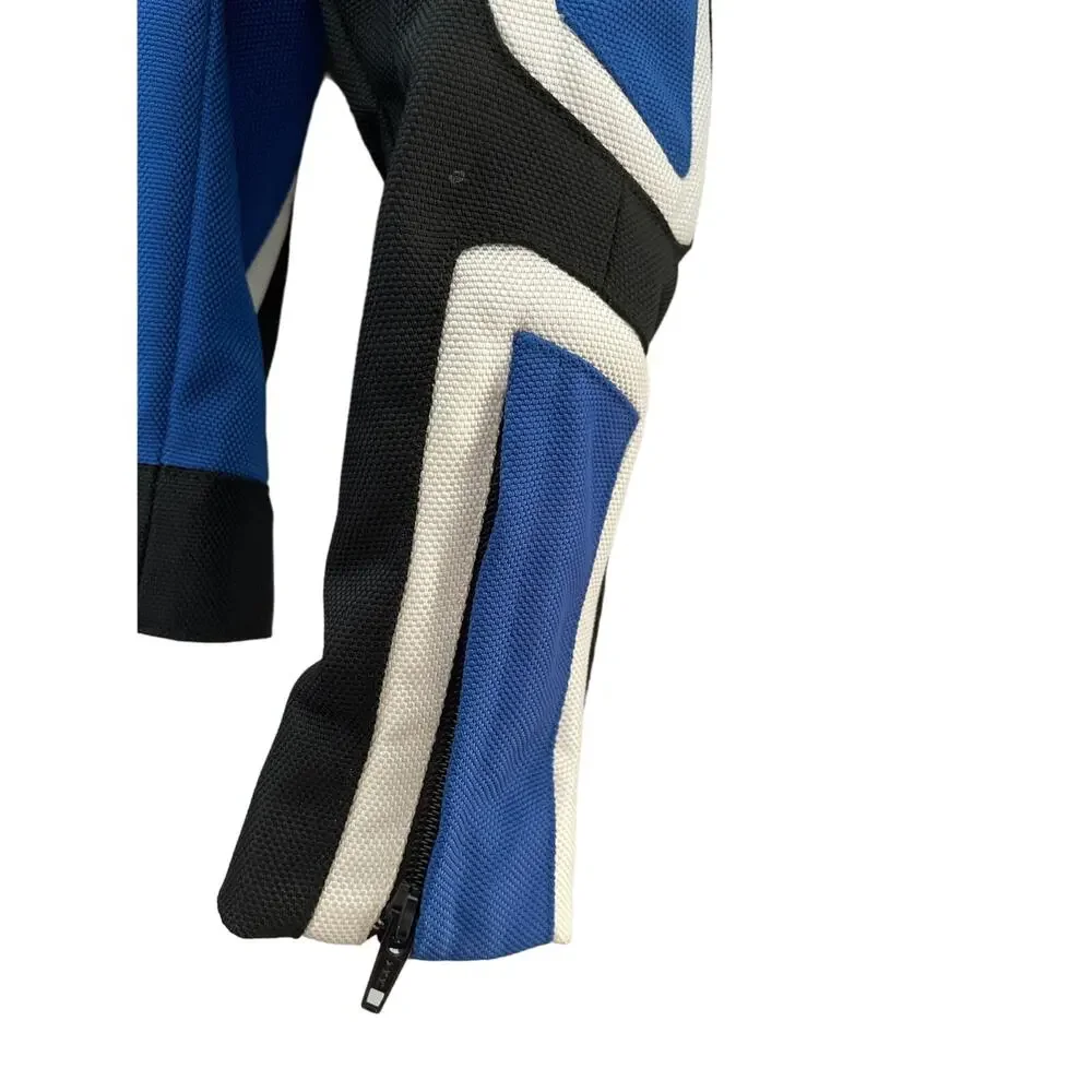 BMW Juniors Size Medium‎ Black Blue Motorad Club Rider Racing Jacket